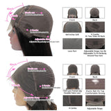 Highlight Wigs Body Wave Hair Ombre Wigs Customized Human Hair Lace Front Wigs