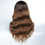Ombre Lace Front Wig Human Hair 4x4 13x4 Body Wave Colored Wigs