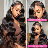 Body Wave Lace Front Human Hair Wigs 13x4 Transparent Lace Frontal Wig For Women Brazilian Remy Closure Wig With Baby Hair