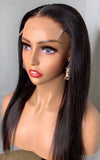5x5 Straight Lace Front Wigs Natural Hairline Human Hair Wig