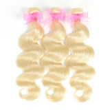 Virgin Hair Blonde Brazilian Hair 3 Bundles Body Virgin Brazilian Hair