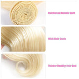 Virgin Hair Blonde Brazilian Hair 3 Bundles Body Virgin Brazilian Hair