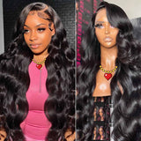 Body Wave Lace Front Human Hair Wigs 13x4 Transparent Lace Frontal Wig For Women Brazilian Remy Closure Wig With Baby Hair