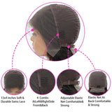 Body Wave Lace Front Human Hair Wigs 13x4 Transparent Lace Frontal Wig For Women Brazilian Remy Closure Wig With Baby Hair