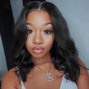 Short Bob Wigs Body Wave Human Hair Bob Wigs Lace Front Wigs