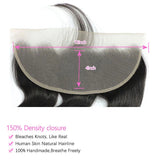 Brazilian Virgin Hair Double Drawn Bundles Body Wave Weaves 3 Bundles With 13X4 Frontal