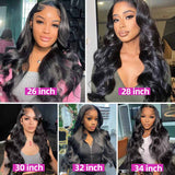 Body Wave Lace Front Human Hair Wigs 13x4 Transparent Lace Frontal Wig For Women Brazilian Remy Closure Wig With Baby Hair