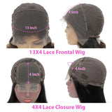 Kinky Straight Lace Frontal Wigs Human Hair Natural Black Brazilian Remy Hair For Women