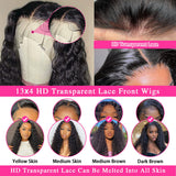 ayoge Hair Lace Front Wig Human Hair Deep Wave 13x4 Frontal Wig Glueless Wigs Curly For Women
