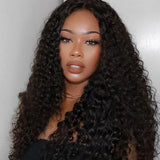Deep Wave 13X6 Lace Frontal Wig5X5 Lace Closure Human Hair Wig With Natural Hairline