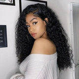 Deep Wave Frontal Wigs Human Hair Lace Front Wigs With Baby Hair