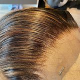 P4-27 Highlight Wigs Lace Frontal Wig Colored Human Hair 12-30 Inches Transparent Lace Wigs