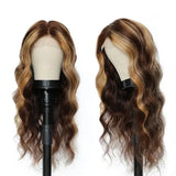 P4/27 Highlight Lace Frontal Wigs Body Wave 13x4 4x4 Lace Front Wig Colored Human Hair Lace Closure Brazilian Remy Hair