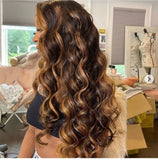 P4/27 Highlight Lace Frontal Wigs Body Wave 13x4 4x4 Lace Front Wig Colored Human Hair Lace Closure Brazilian Remy Hair