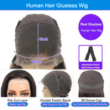 ayoge Hair Lace Front Wig Human Hair Deep Wave 13x4 Frontal Wig Glueless Wigs Curly For Women
