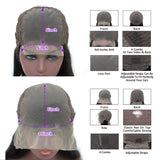 Deep Wave Frontal Wigs Human Hair 5x5 wig 13x6 Lace Front Wigs With Baby Hair