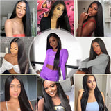 Straight 13x4 Lace Front Wig Brazilian Human Hair Lace Front Wigs