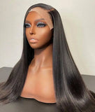 Straight Lace Frontal Wig Human For Women Hair 4x4 13x4 Lace Closure Natural Black Brazilian Remy Hair