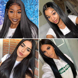 5x5 Straight Lace Front Wigs Natural Hairline Human Hair Wig
